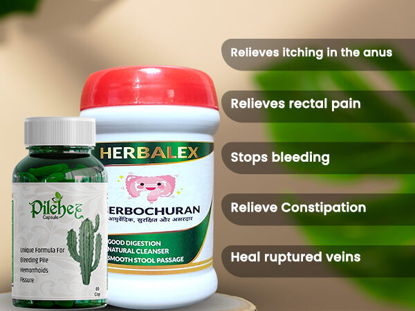 Alternative view of Pilehez Plus Kit For Piles & Fissuer Ayurvedic Supplements